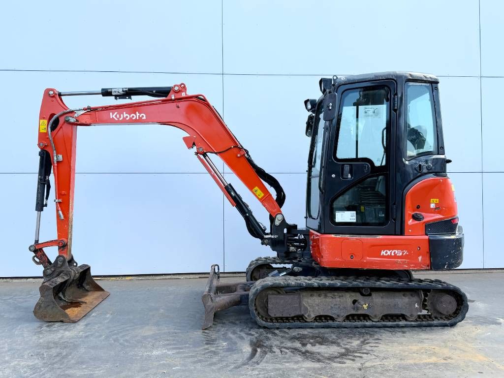 Kubota KX037-4 - Hammer Lines / Quick Coupler