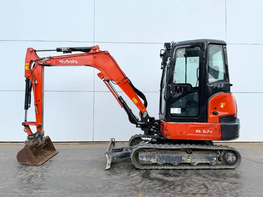 Kubota KX037-4 - Hammer Lines / Quick Coupler