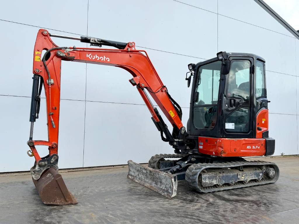 Kubota KX037-4 - Hammer Lines / Quick Coupler