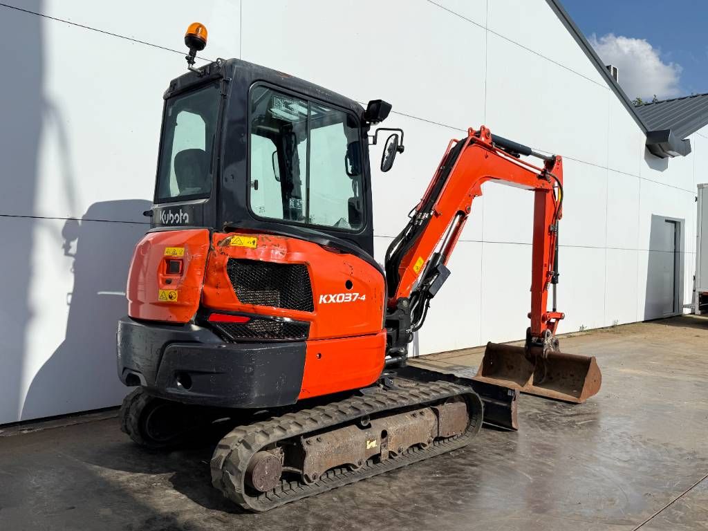 Kubota KX037-4 - Hammer Lines / Quick Coupler