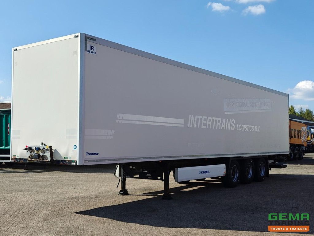 Krone SD Isolierter Aufbau + BÄR-Heckklappe – Liftachse – Eigene Batterien – Reserverad – 3-Achs-BPW-Scheibenbremsen