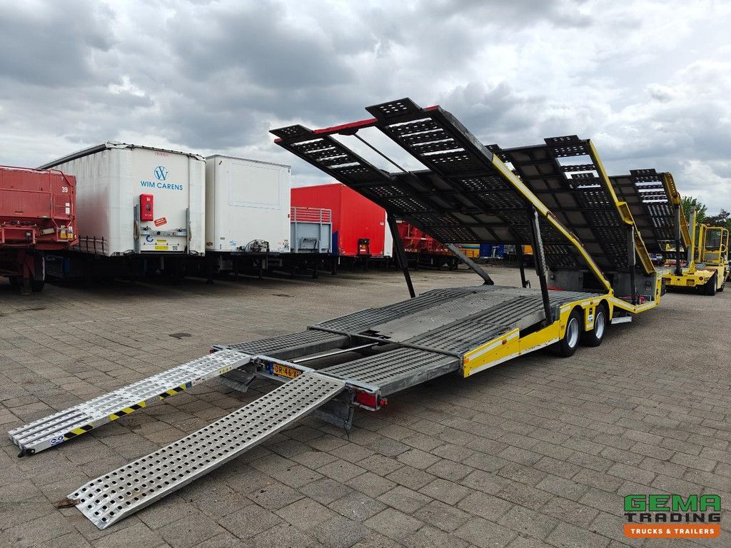 Aksoylu 2 AXLE SEMI-TRAILER 6-Lader-Autotransporter – Seilwinde 5000 kg – Hydraulikpumpe – 2 Achsen BPW – TOP! – TÜV bis 03/2027