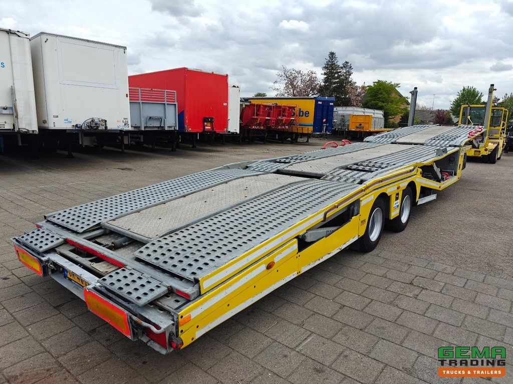 Aksoylu 2 AXLE SEMI-TRAILER 6-Lader-Autotransporter – Seilwinde 5000 kg – Hydraulikpumpe – 2 Achsen BPW – TOP! – TÜV bis 03/2027
