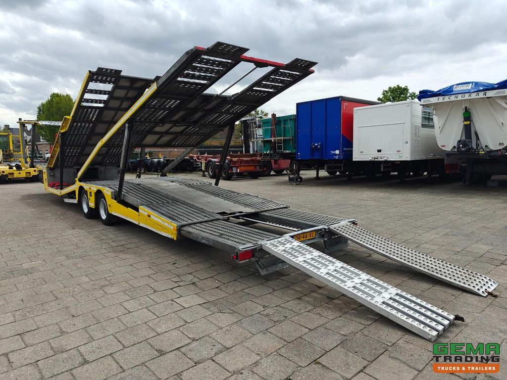 Aksoylu 2 AXLE SEMI-TRAILER 6-Lader-Autotransporter – Seilwinde 5000 kg – Hydraulikpumpe – 2 Achsen BPW – TOP! – TÜV bis 03/2027