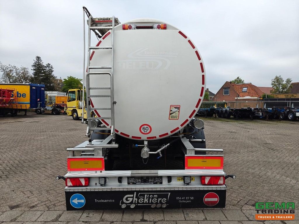 Magyar SR A1 SD4A0N 28.000 l – Isolierter Chemie-/Landwirtschaftstank – Edelstahl – 1 Kammer – Alcoa – 5.500 kg – 3-Achs-SAF-Scheibenkupplung