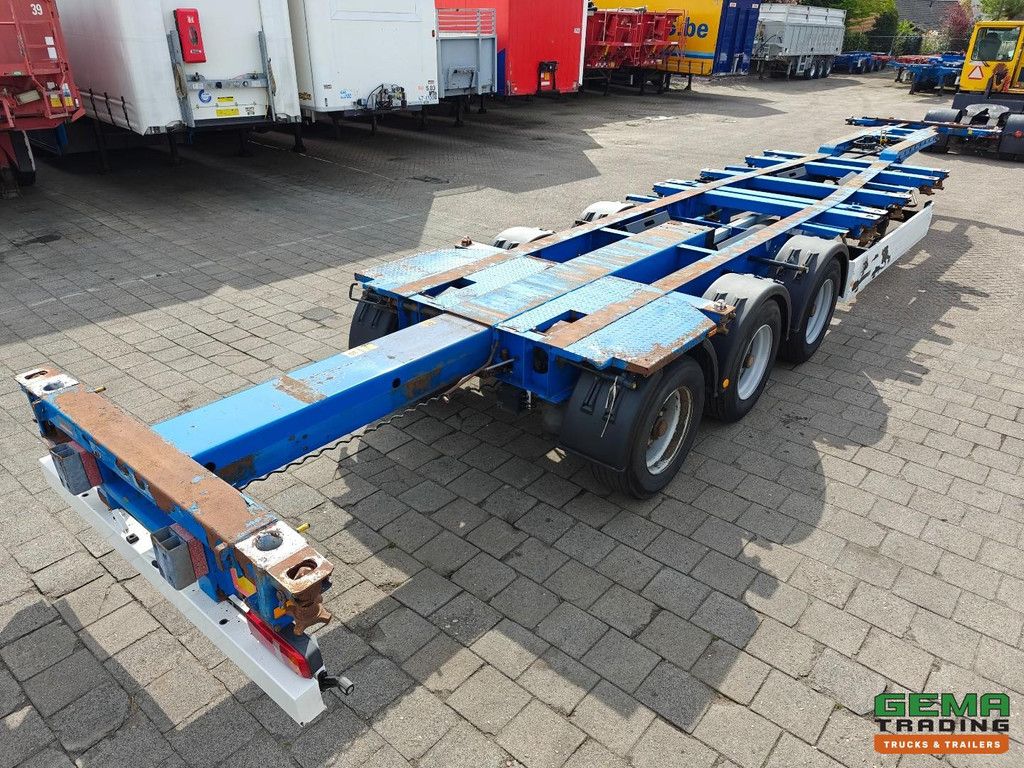 Krone SD 2x20FT 30FT 40FT 45FT HiCube - Alle Anschlüsse - 3-Achsen BPW - Schiebekopf