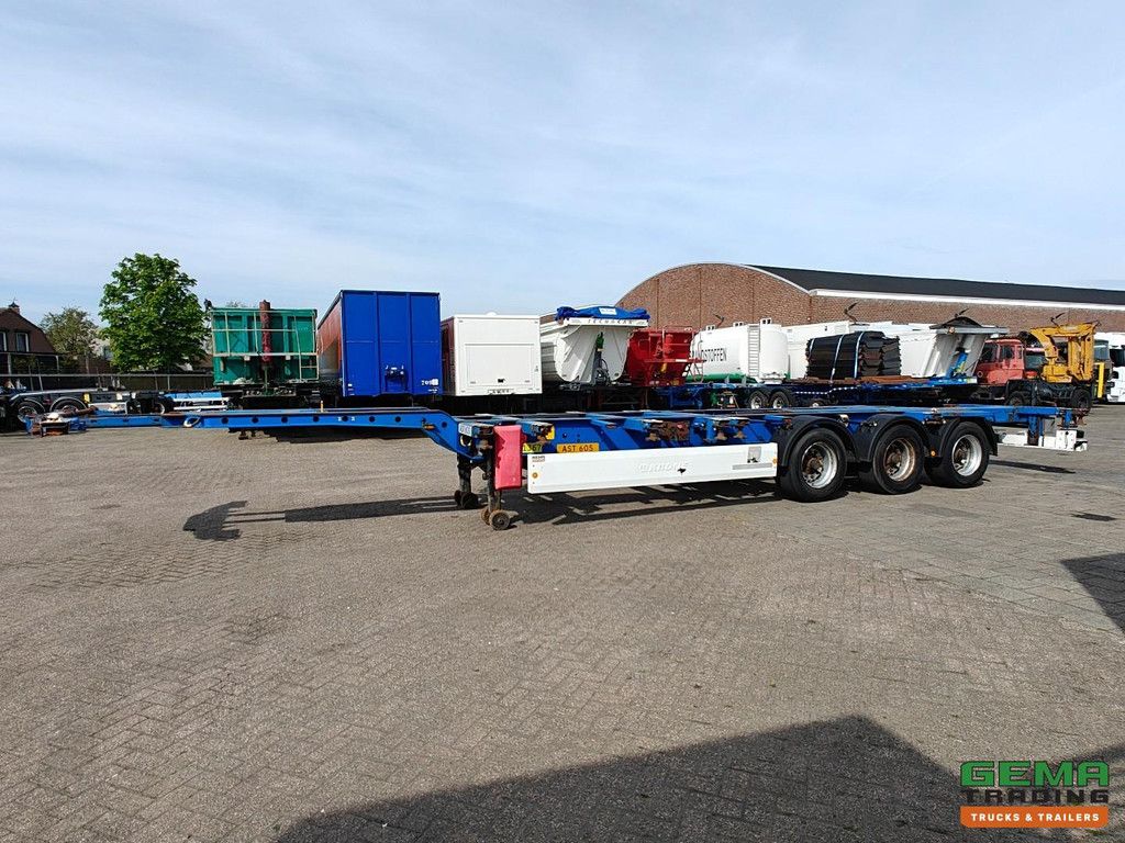 Krone SD 2x20FT 30FT 40FT 45FT HiCube - Alle Anschlüsse - 3-Achsen BPW - Schiebekopf