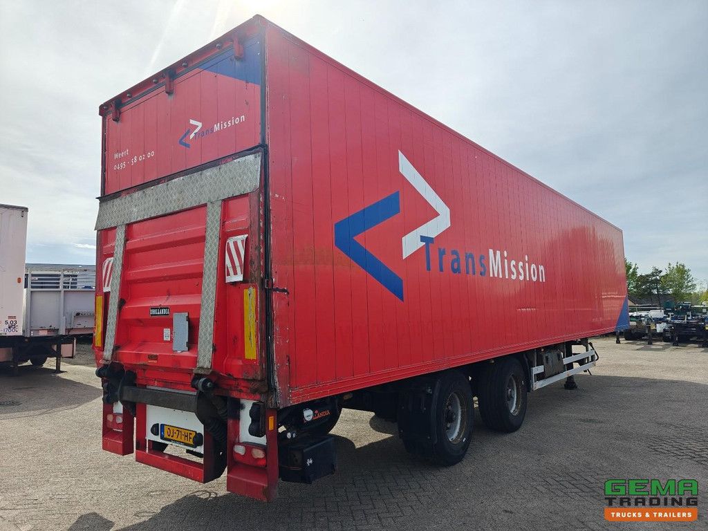 Pacton T2-001 Enclosed Aluminium Body 13.5m + Dhollandia 1500KG - HH Floor - Tridec Steering Axle - 2 Axles BPW Drum