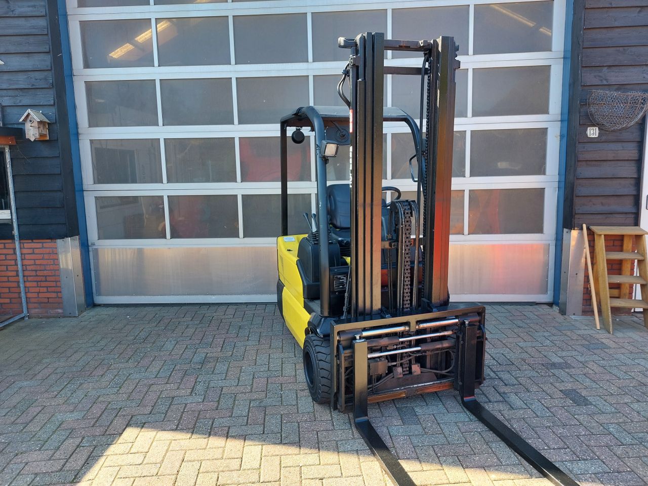 Komatsu FB18 triplex sideshift vorkversteller