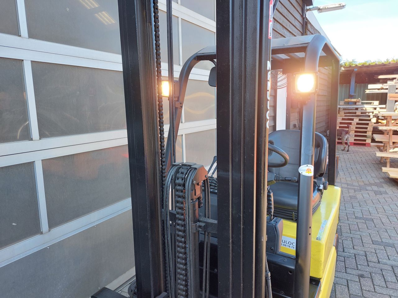 Komatsu FB18 triplex sideshift vorkversteller