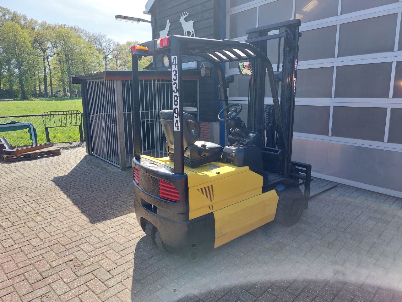 Komatsu FB18 triplex sideshift vorkversteller