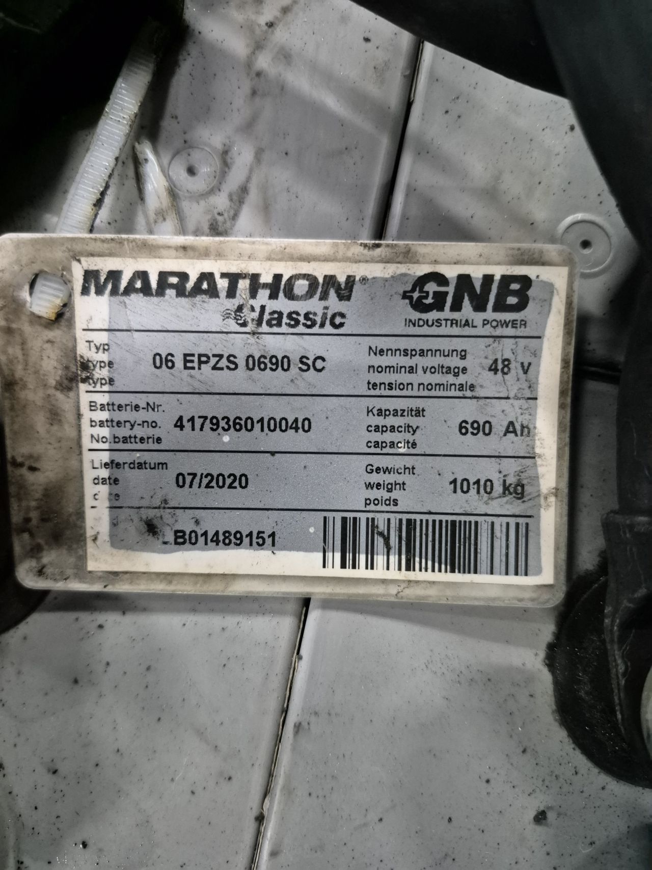 Linde E20L-02 triplex sideshift 4.620 mm bj 2020