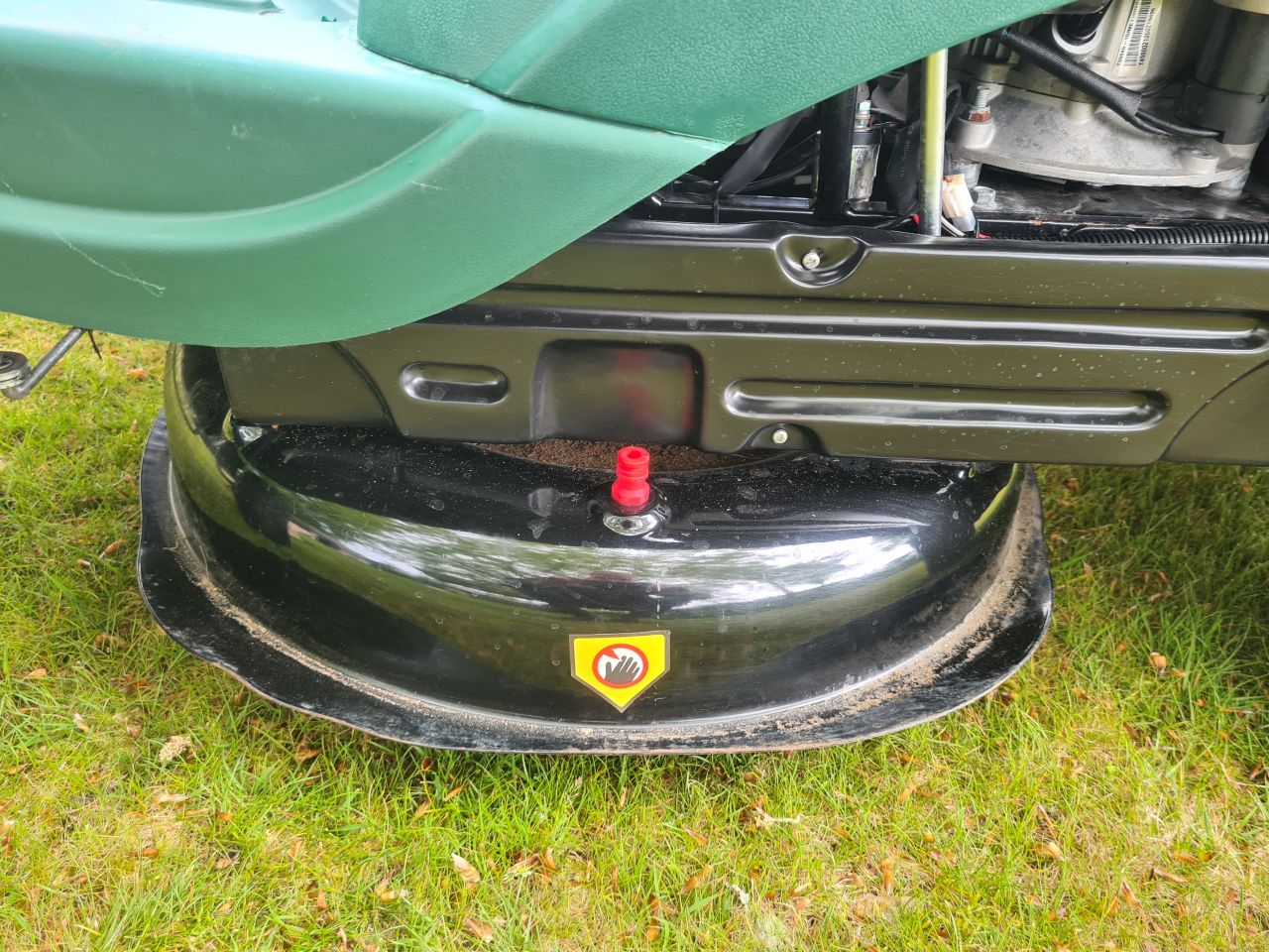 Parkside zitmaaier met opvangbak 2021.