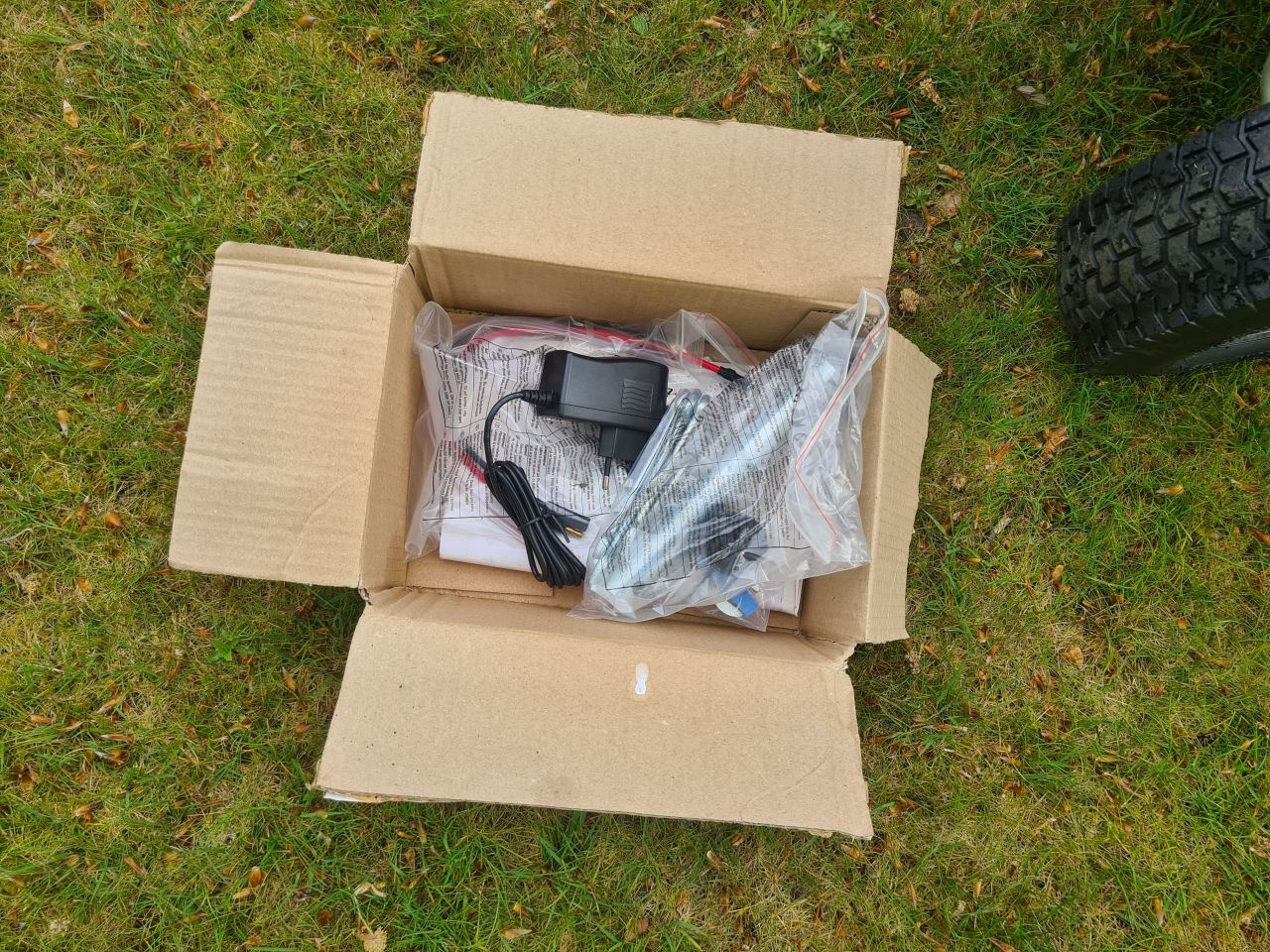 Parkside zitmaaier met opvangbak 2021.