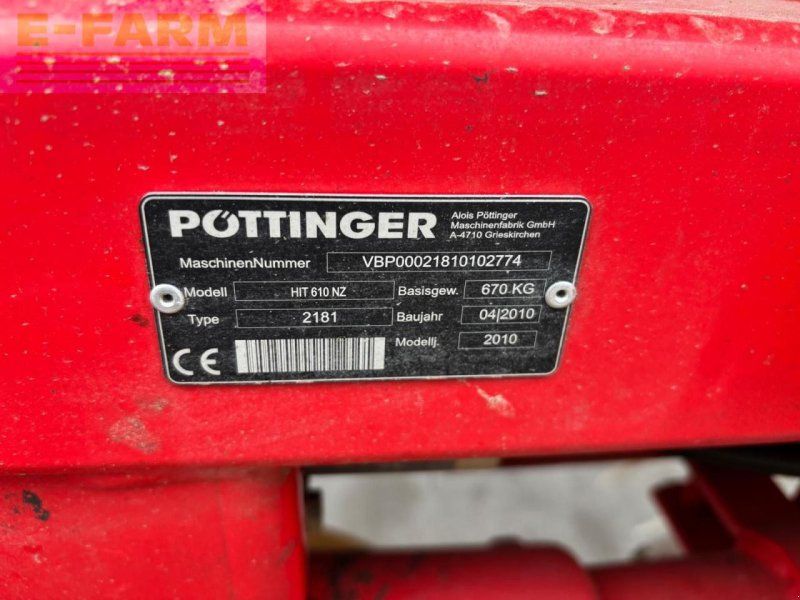 Pöttinger hit 610 nz
