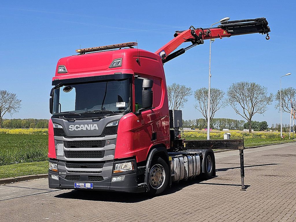 SCANIA R450 crane hmf 1720-k4