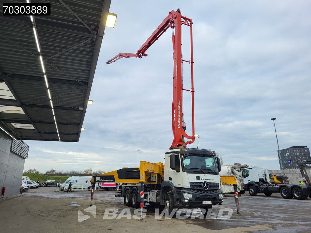 Mercedes Arocs Arocs 2640 6X4 Belgium Truck 36mtr Putzmeister BFS 36-4.16 H LS Concrete Pump Euro 6