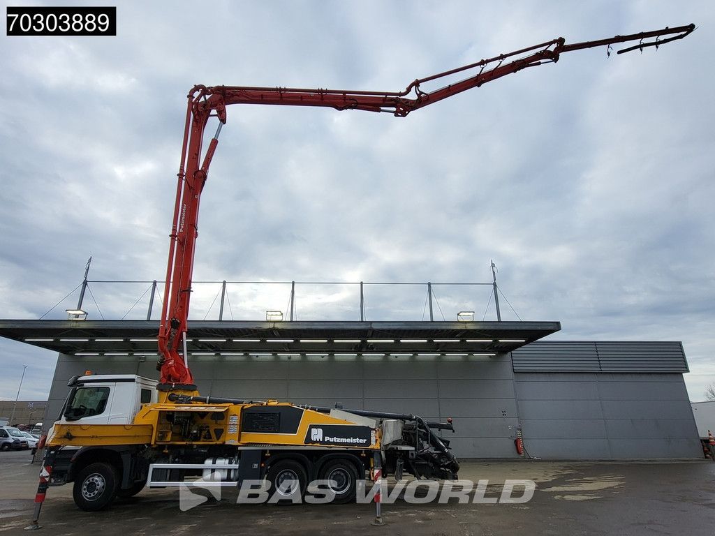 Mercedes Arocs Arocs 2640 6X4 Belgium Truck 36mtr Putzmeister BFS 36-4.16 H LS Concrete Pump Euro 6