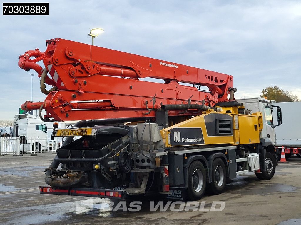 Mercedes Arocs Arocs 2640 6X4 Belgium Truck 36mtr Putzmeister BFS 36-4.16 H LS Concrete Pump Euro 6