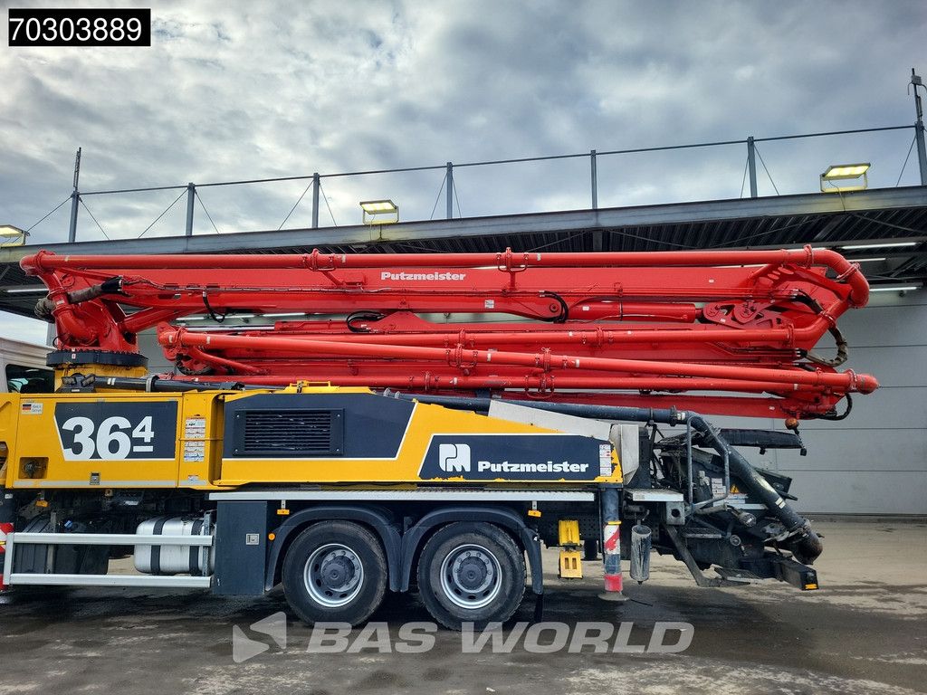 Mercedes Arocs Arocs 2640 6X4 Belgium Truck 36mtr Putzmeister BFS 36-4.16 H LS Concrete Pump Euro 6
