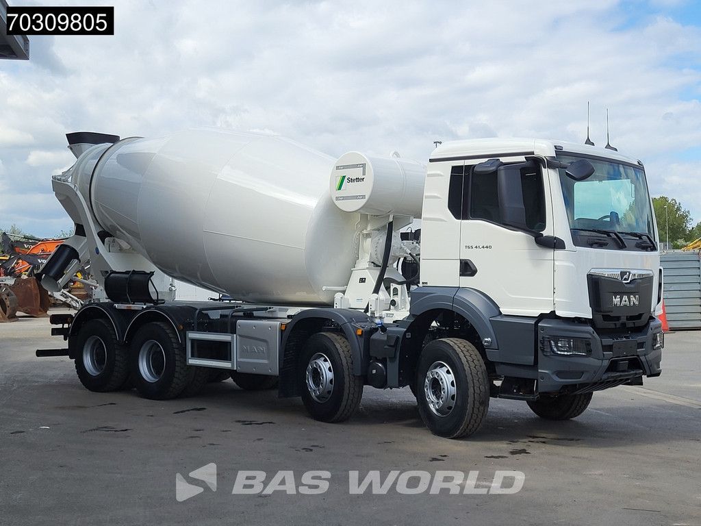 MAN TGS 41.440 8X4 NEW! 12m3 Stetter Mixer Big-Axle Steelsuspension Automatic Euro 6