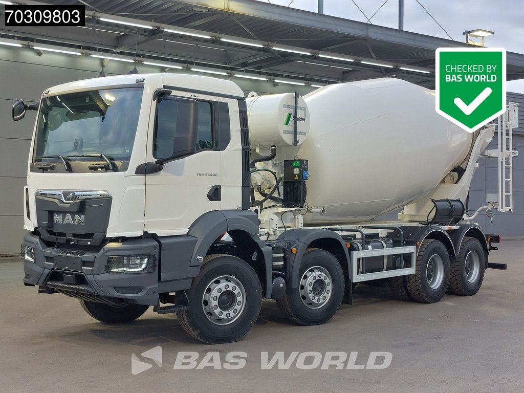 MAN TGS 8X4 NEW! 12m3 Stetter Mixer Big-Axle Steelsuspension Automatic Euro 6