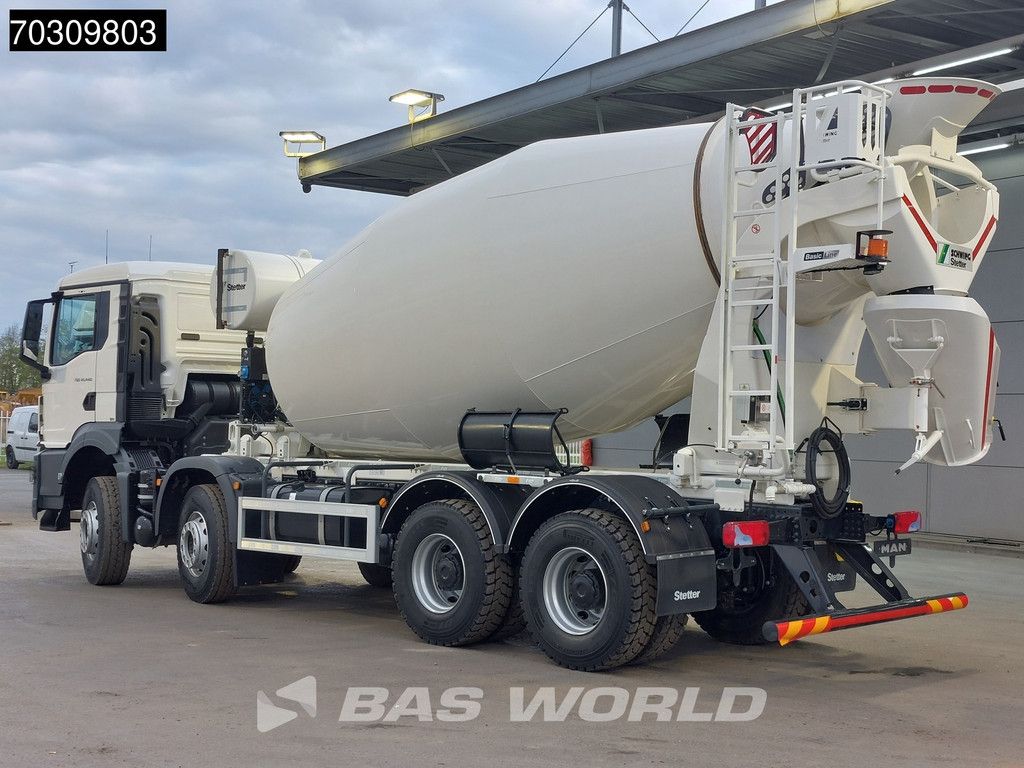 MAN TGS 8X4 NEW! 12m3 Stetter Mixer Big-Axle Steelsuspension Automatic Euro 6