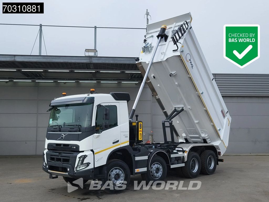 Volvo FMX 460 8X4 NEW! 13L Engine 19m3 Wielton Kipper Steelsuspension Big-Axle Automatic Euro 6