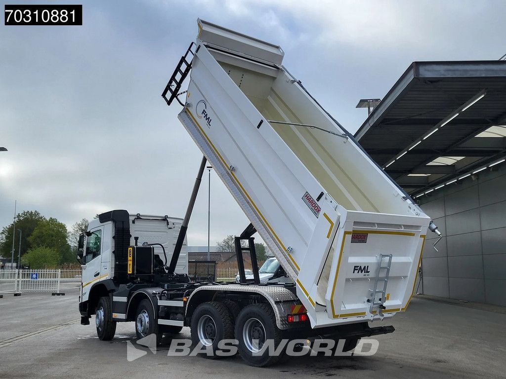 Volvo FMX 460 8X4 NEW! 13L Engine 19m3 Wielton Kipper Steelsuspension Big-Axle Automatic Euro 6