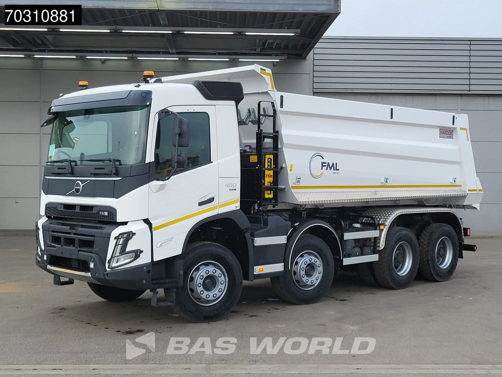Volvo FMX 460 8X4 NEW! 13L Engine 19m3 Wielton Kipper Steelsuspension Big-Axle Automatic Euro 6