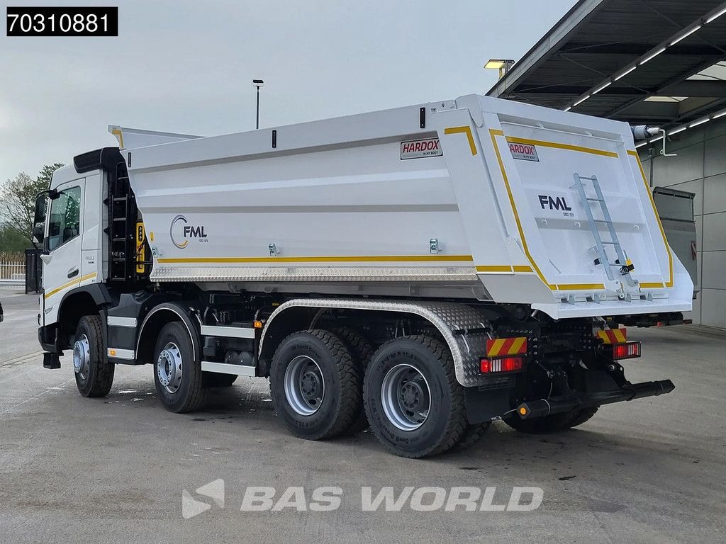 Volvo FMX 460 8X4 NEW! 13L Engine 19m3 Wielton Kipper Steelsuspension Big-Axle Automatic Euro 6
