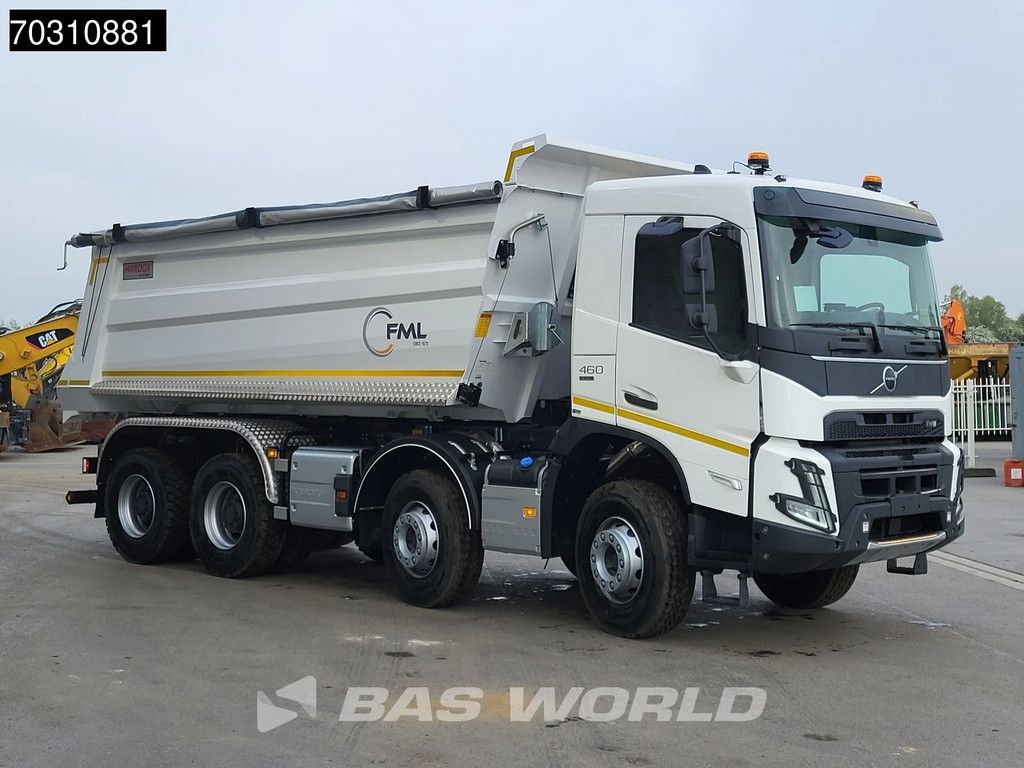 Volvo FMX 460 8X4 NEW! 13L Engine 19m3 Wielton Kipper Steelsuspension Big-Axle Automatic Euro 6