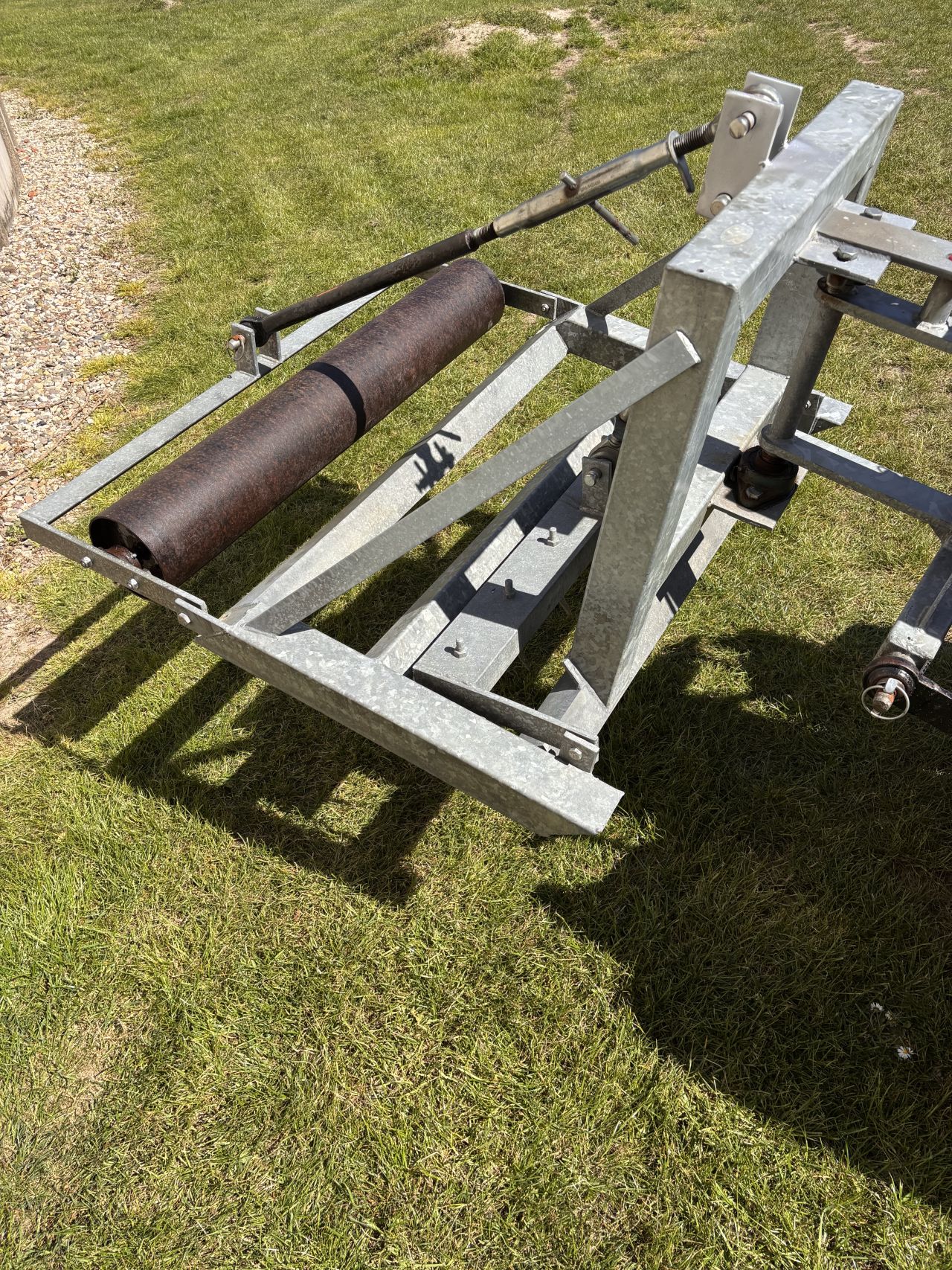 Bodemvlakker 120 cm met vulbare rol - volledig instelbaar