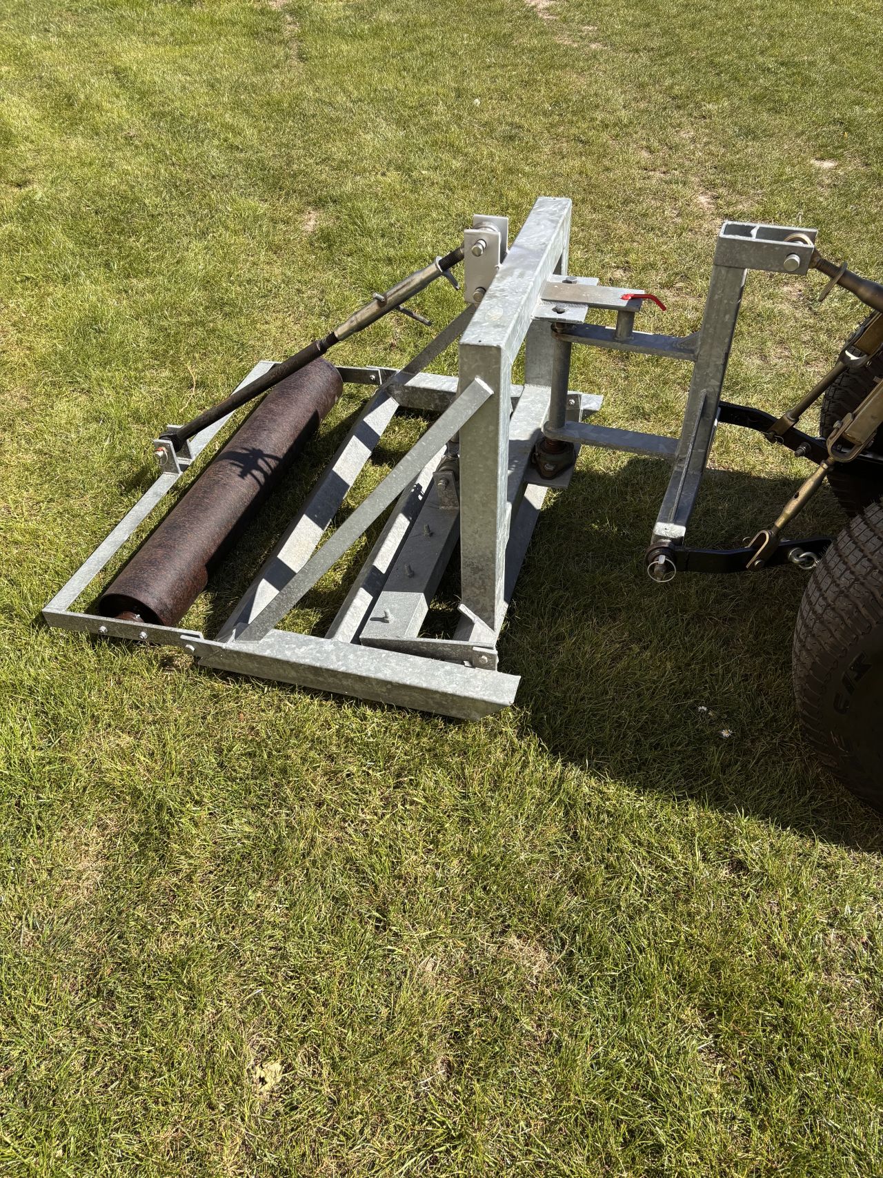 Bodemvlakker 120 cm met vulbare rol - volledig instelbaar