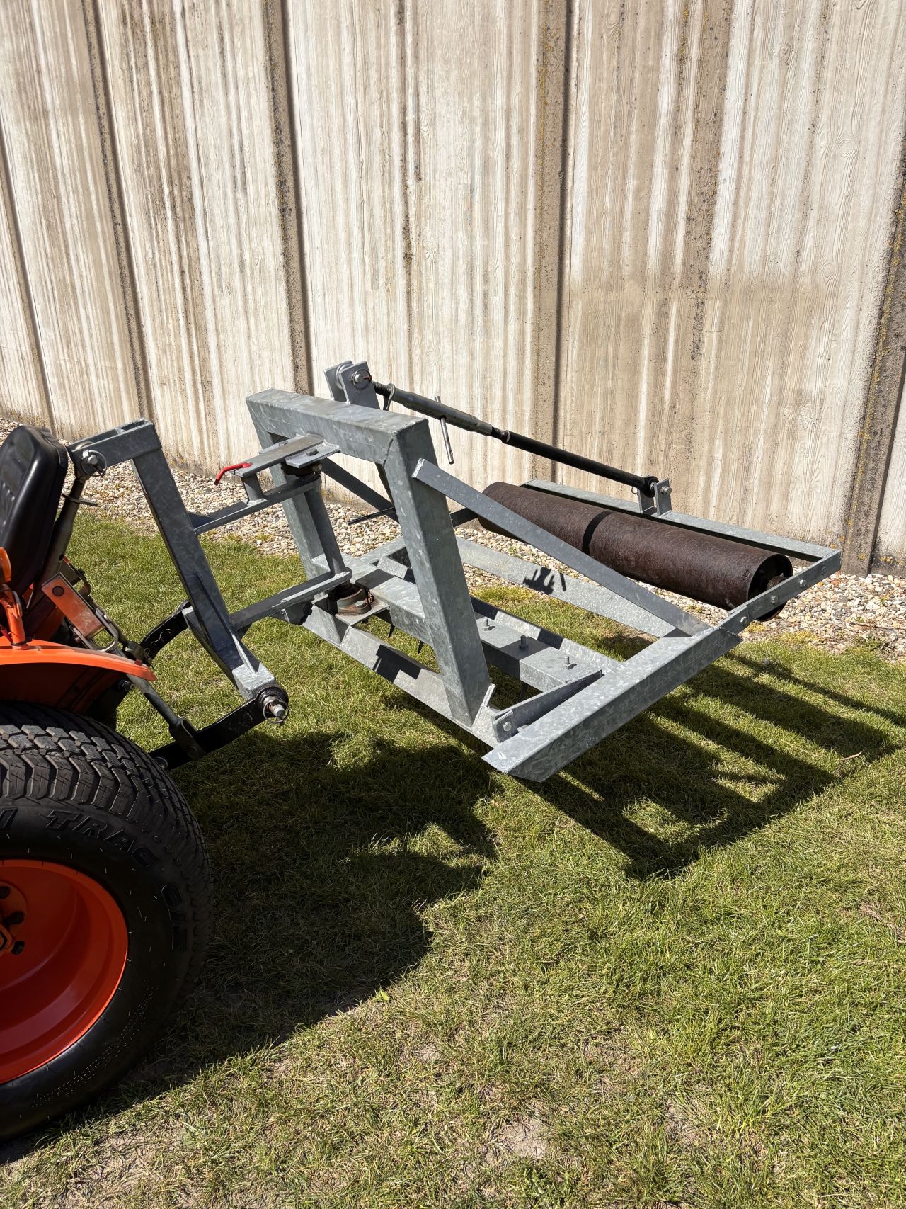 Bodemvlakker 120 cm met vulbare rol - volledig instelbaar