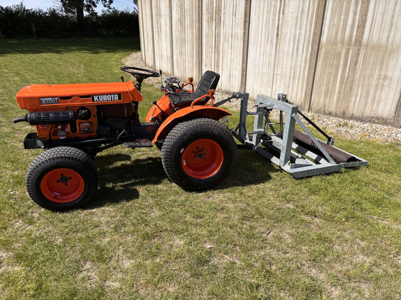 Bodemvlakker 120 cm met vulbare rol - volledig instelbaar