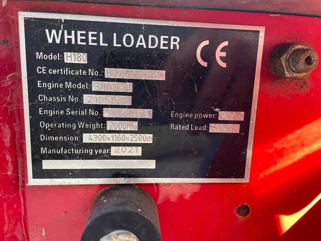 Hercules H180 shovel loader