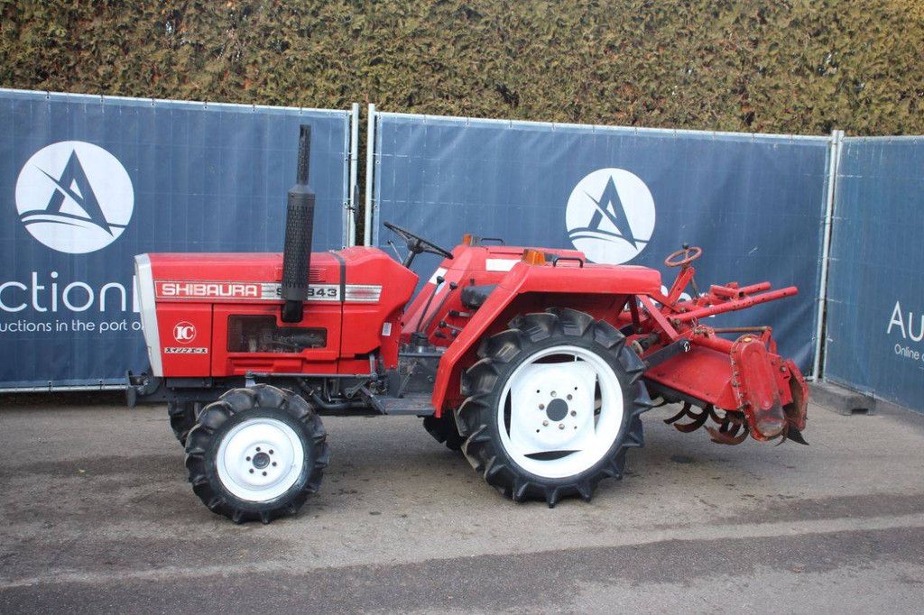 Minitractor Shibaura SD1843 Diesel met Grondfrees 18pk