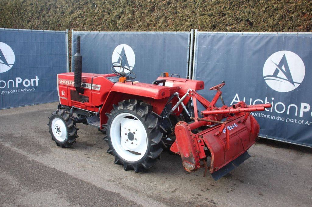 Minitractor Shibaura SD1843 Diesel met Grondfrees 18pk