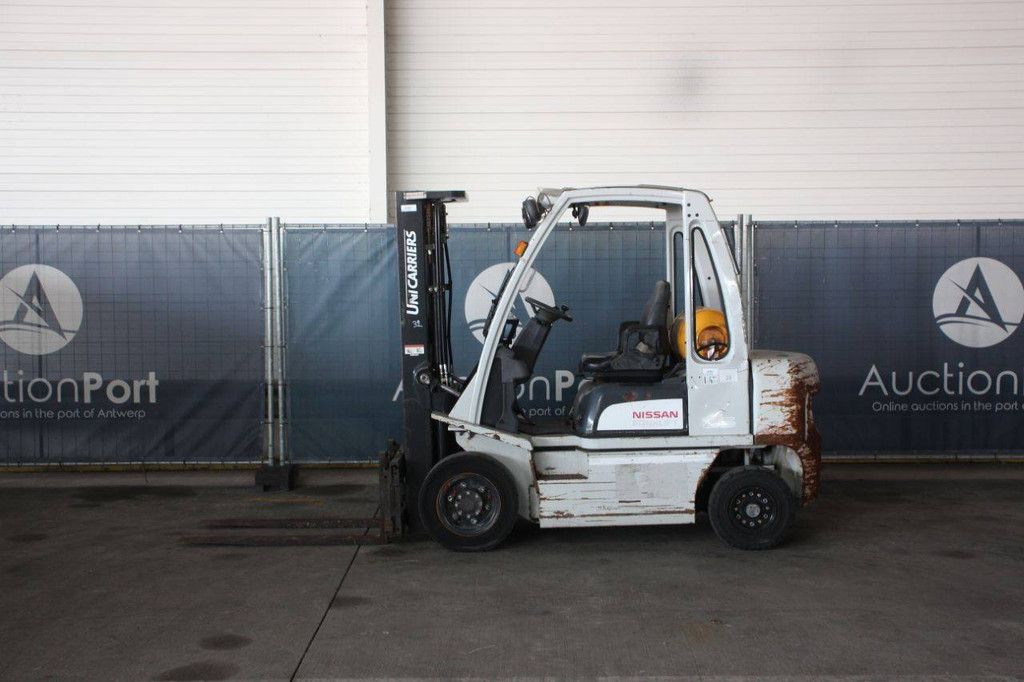 Heftruck Nissan U1D2A25LQ LPG 2500kg 4.5m 2014
