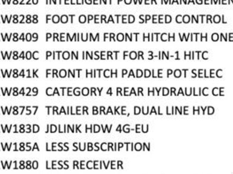 John Deere 8R 370 Med frontlift