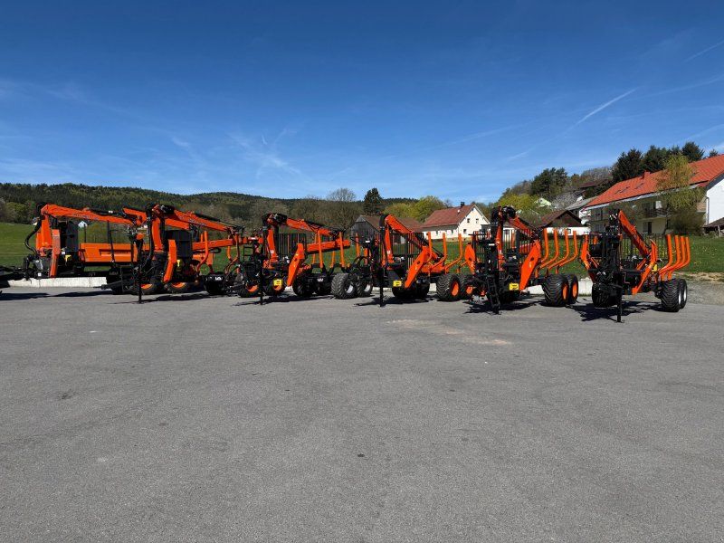 MTM 8to bis 17to Rückewagen 6,60m bis 9,0m Kräne Druckluft lbr