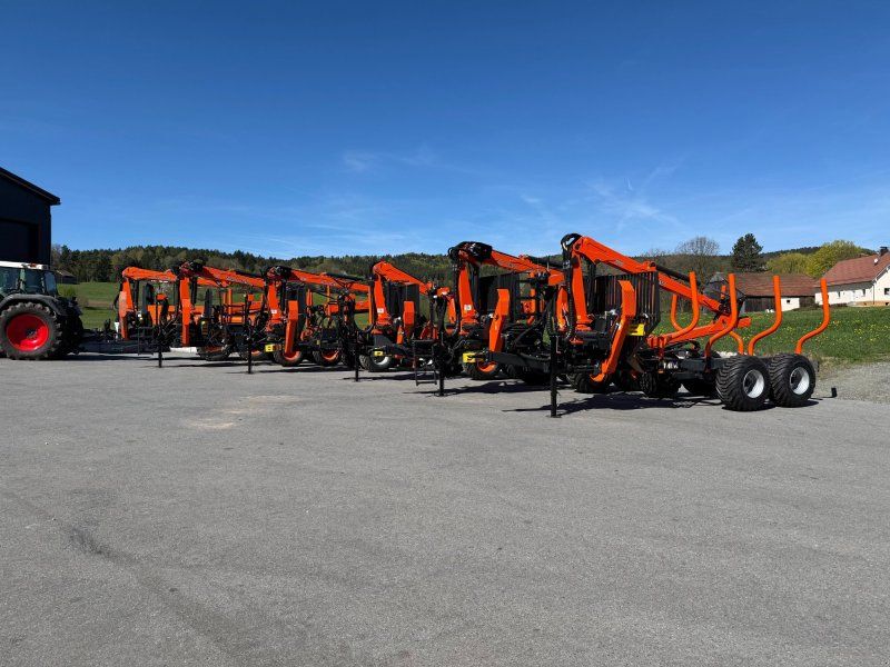 MTM 8to bis 17to Rückewagen 6,60m bis 9,0m Kräne Druckluft lbr