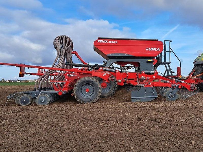 Unia FENIX 3000/6 Kurzscheibeneggen-Säkombination 6 m Doppelscheibens