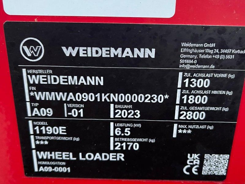 Weidemann 1190E