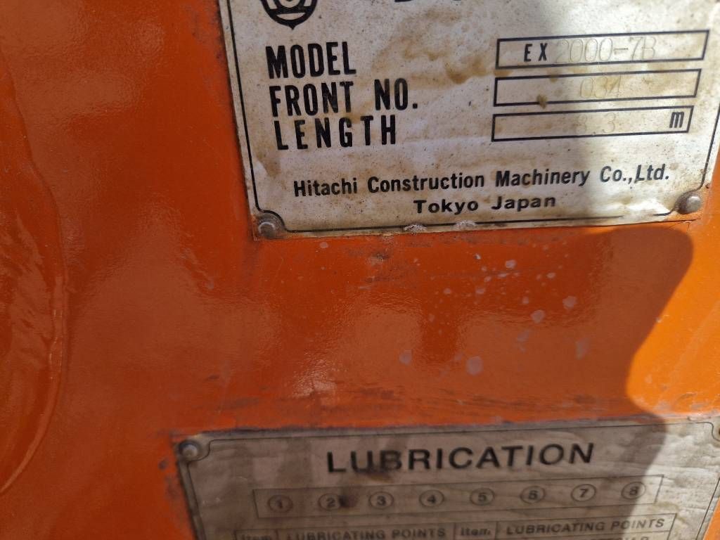 Hitachi EX2000-7B Boom + Stick