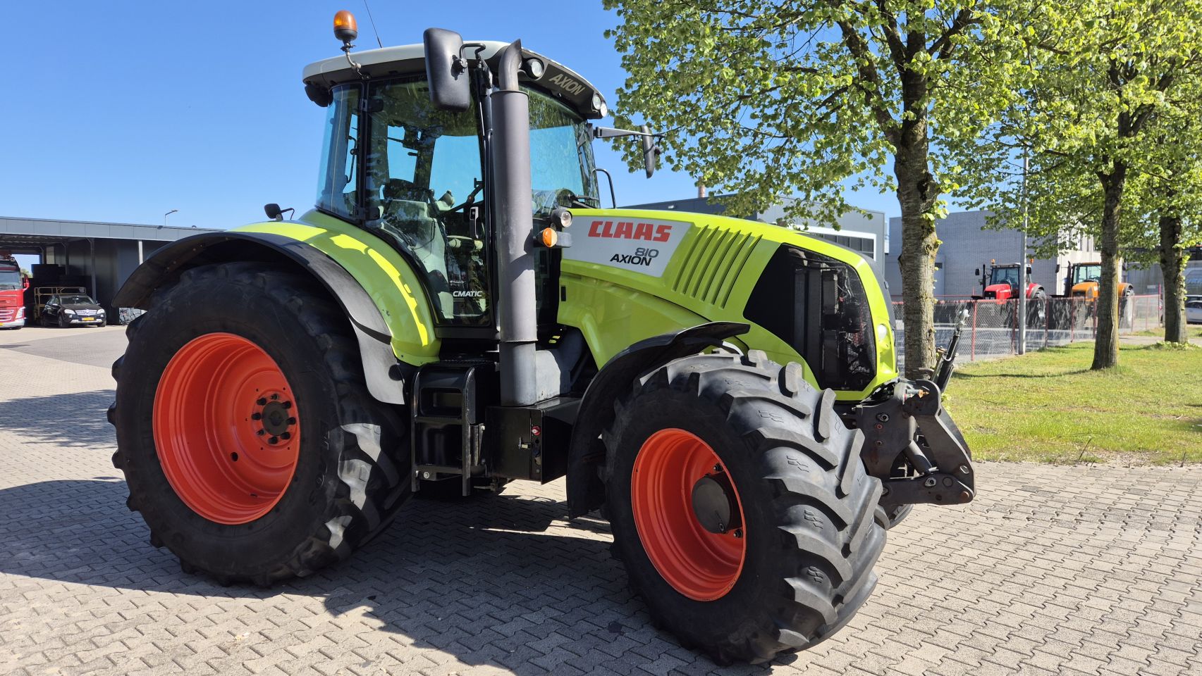 CLAAS Axion 810 C-Matic Cebis 50Kmh. Lucht, Fronthef PTO