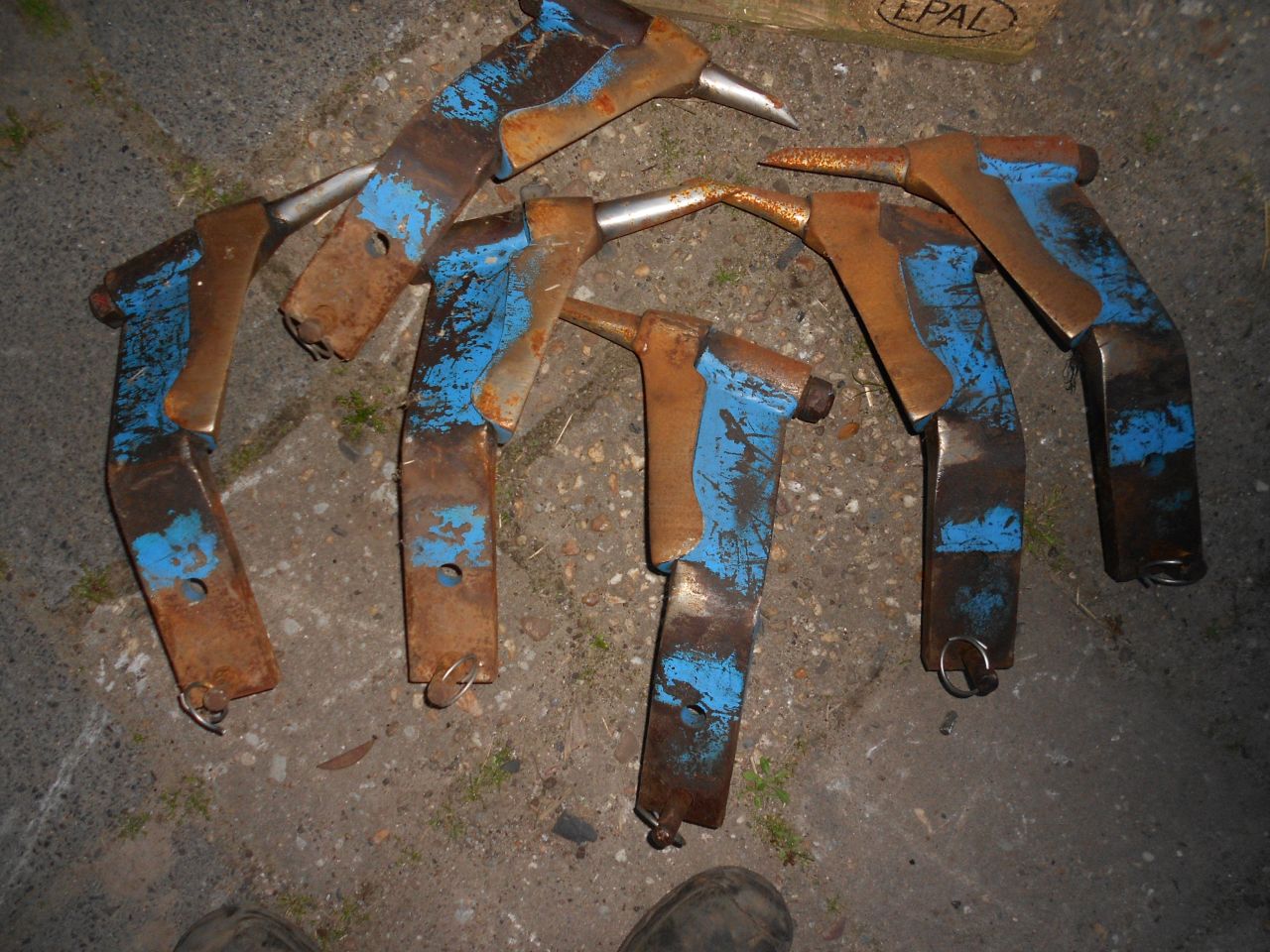 Lemken vorenpakkerarm en ondergronders