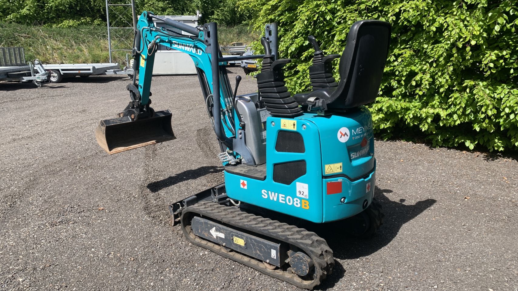 Sunward SWE08B als nieuw 49 uur