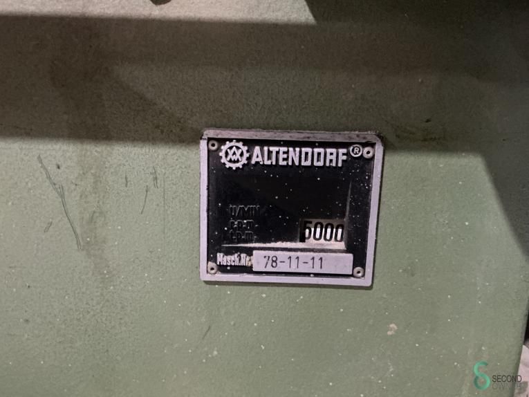 Formaatzagen Altendorf F45 1978 Voorritser